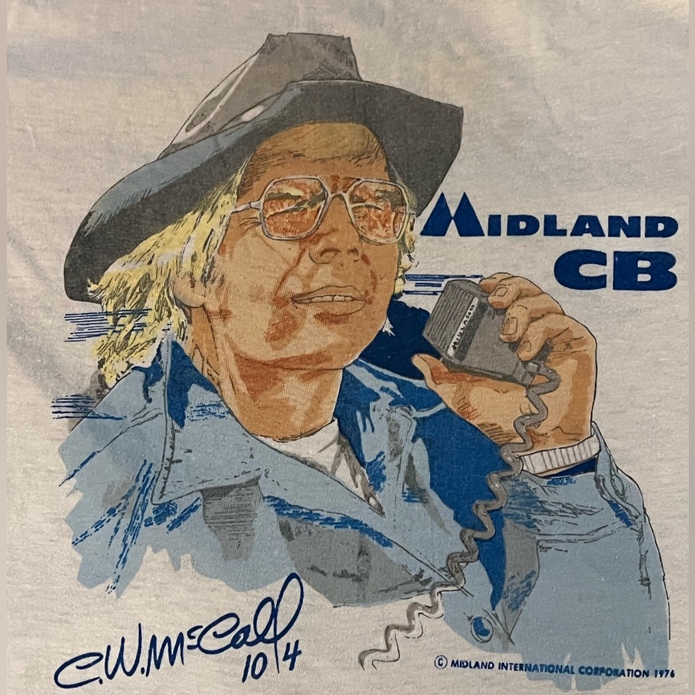 C.W. McCall Midland CB Convoy Vintage Tshirt Shirt
